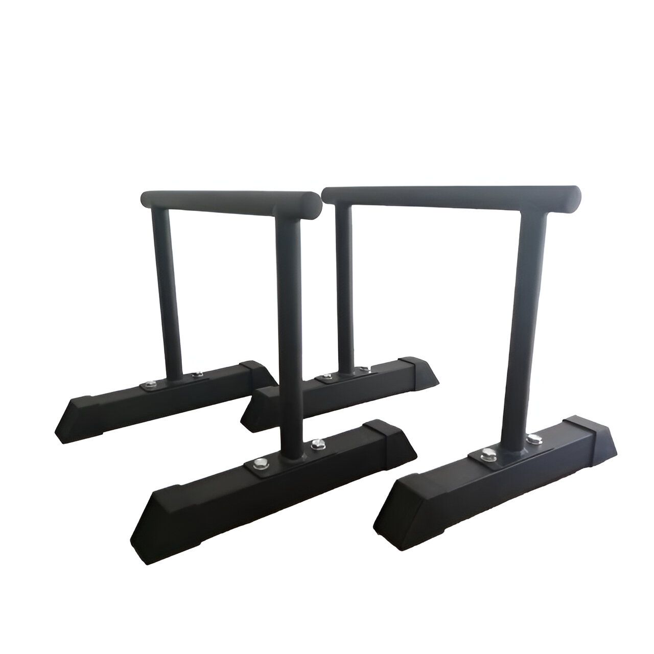 Barras Paralelas Dip Bar Fondos con Carga Máxima 200 kg (Par) Negro