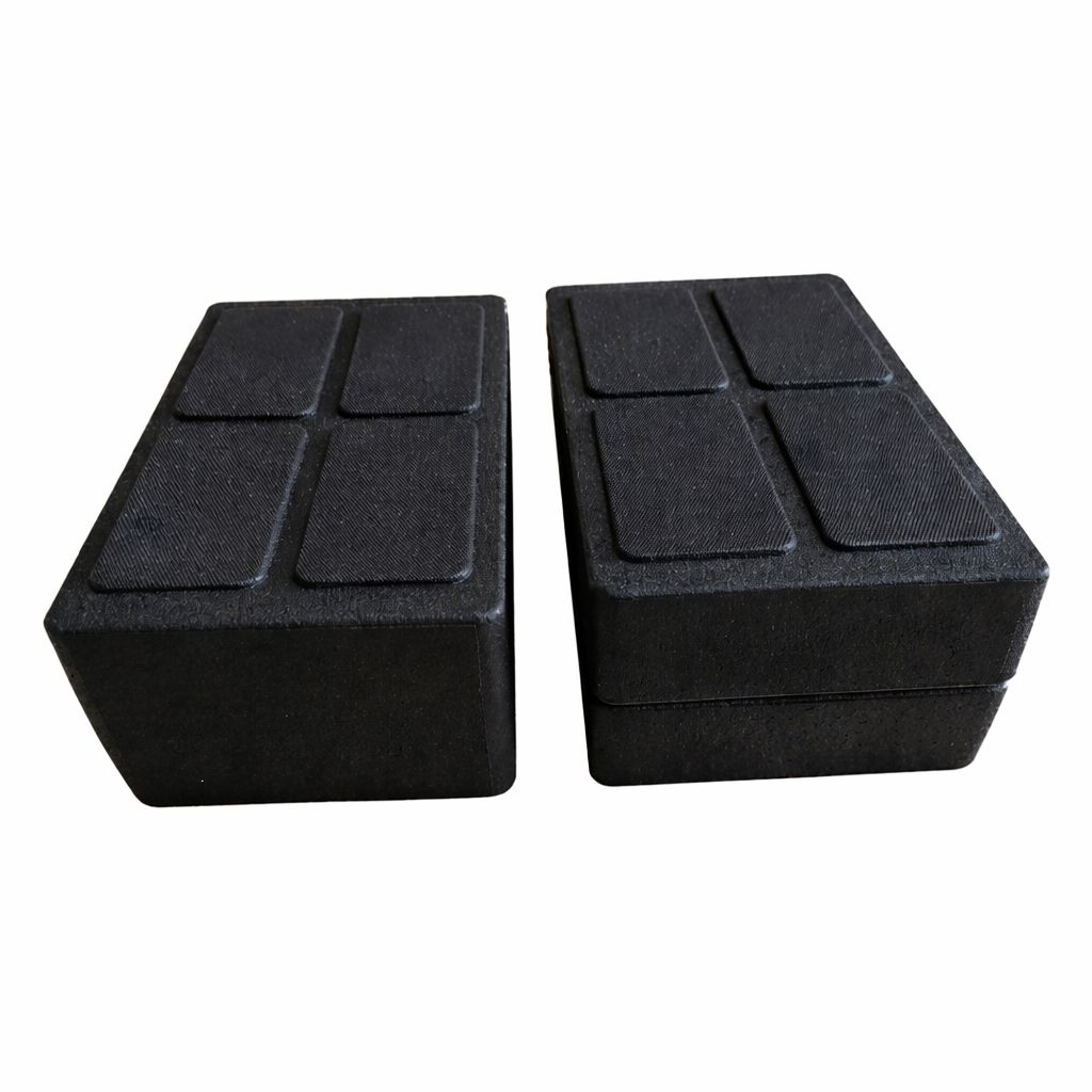 Rampa De Sentadillas EVA 3 Unidades Fitness Negro