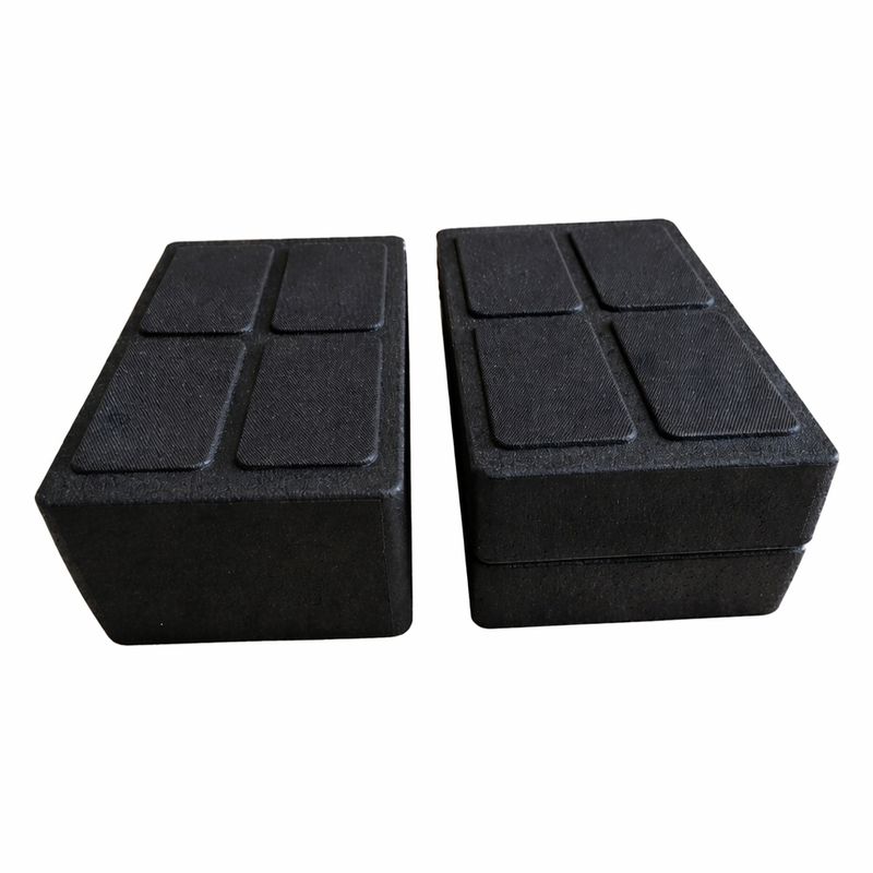 Rampa De Sentadillas EVA 3 Unidades Fitness Negro Rampa De Sentadillas EVA 3 Unidades Fitness Negro