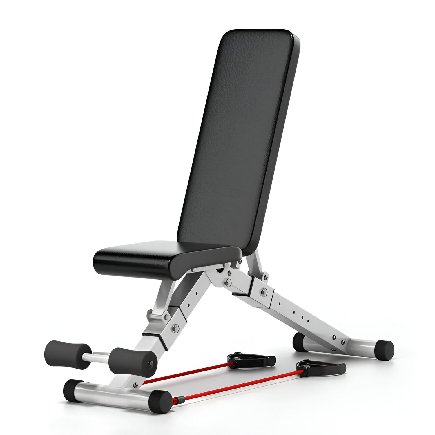 Banco de Musculación Profesional Ajustable Plegable Carga Máxima 300 kg Recondicionado