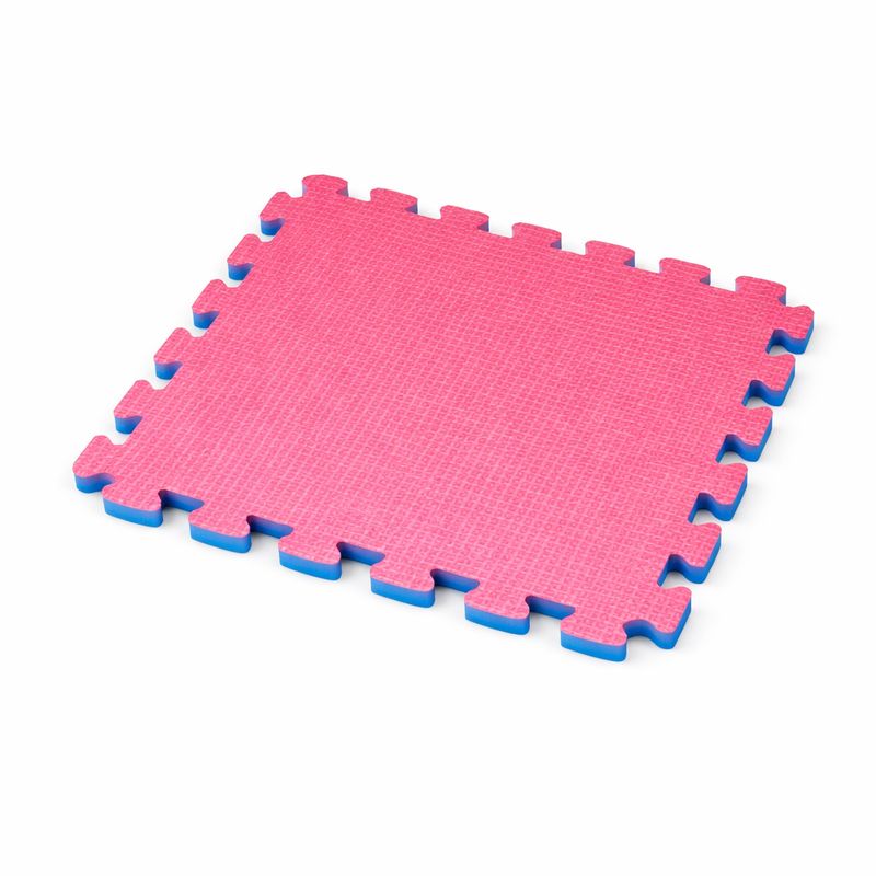 Suelo Puzzle Eva Profesional Tatami 1x1 m y Grosor 4 cm Rojo/Azul Suelo Puzzle Eva Profesional Tatami 1x1 m y Grosor 4 cm Rojo/Azul