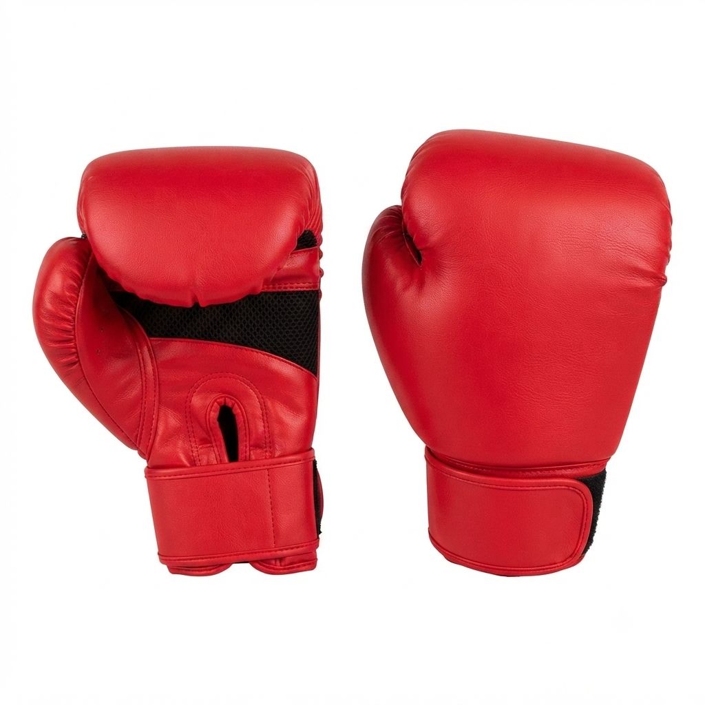 Guantes de Boxeo 10 oz Cierre Velcro Rojos