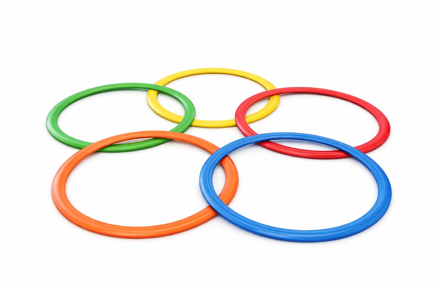 Set 20 Aros de Agilidad 50 cm Diámetro Colores Variados