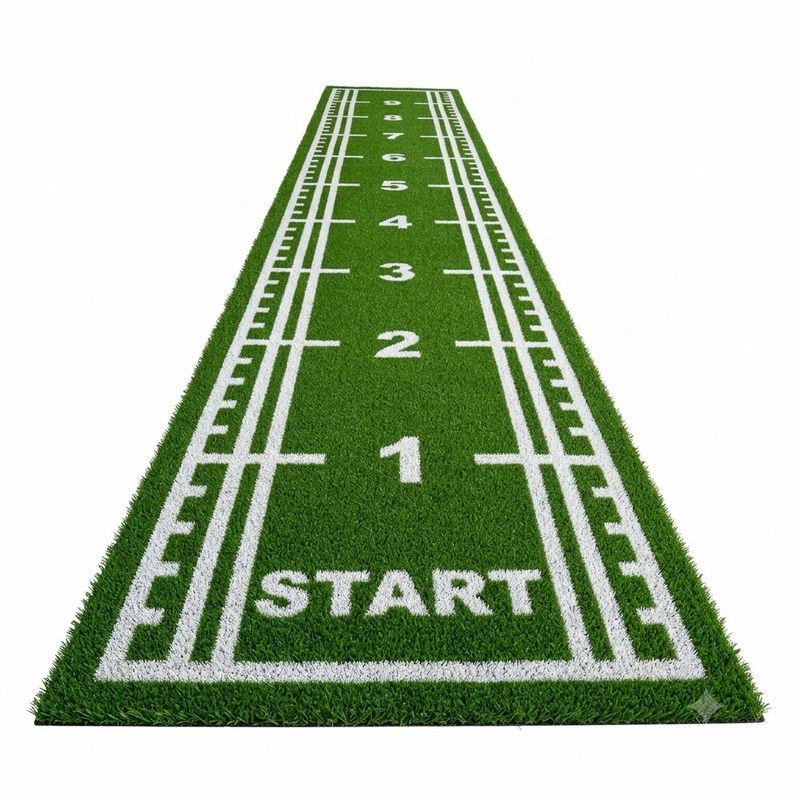Césped Artificial 2x15 m Numerado Profesional Verde