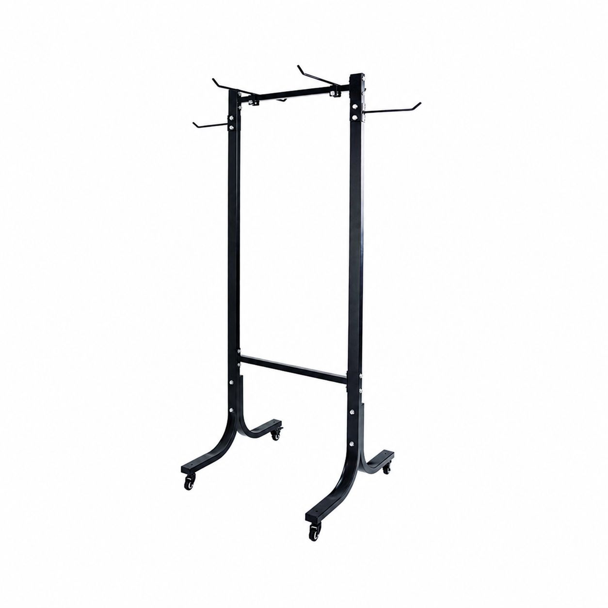 Soporte de Suelo Esterillas Ajustable Negro