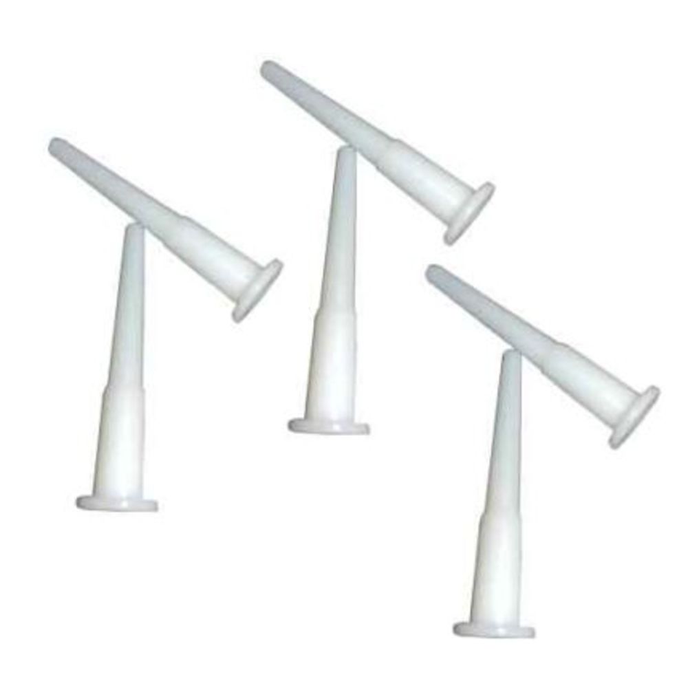 Tapones Repuesto Pelota Fitball Gimnasia 6 unidades Blanco
