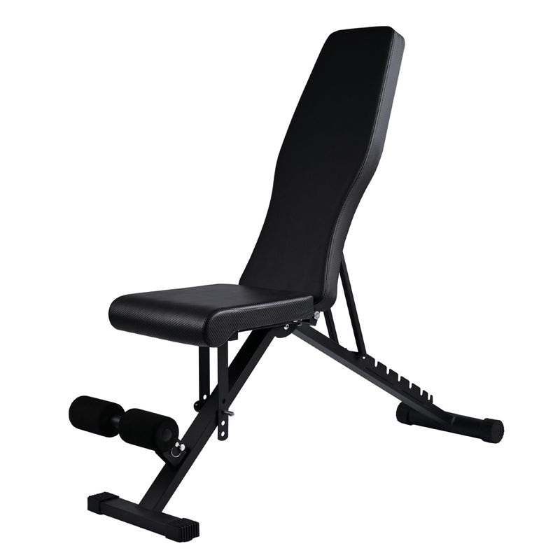 Banco Musculación Multifuncional Ajustable Plegable Carga Máxima 180 kg