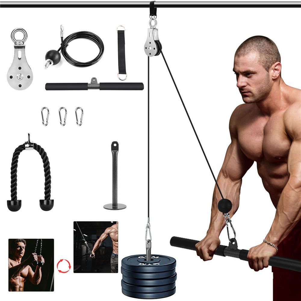 Sistema Poleas Gimnasio Multifuncional Capacidad Máxima 120 kg