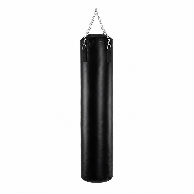 Saco de Boxeo 50 kg 150x50 cm Profesional Negro