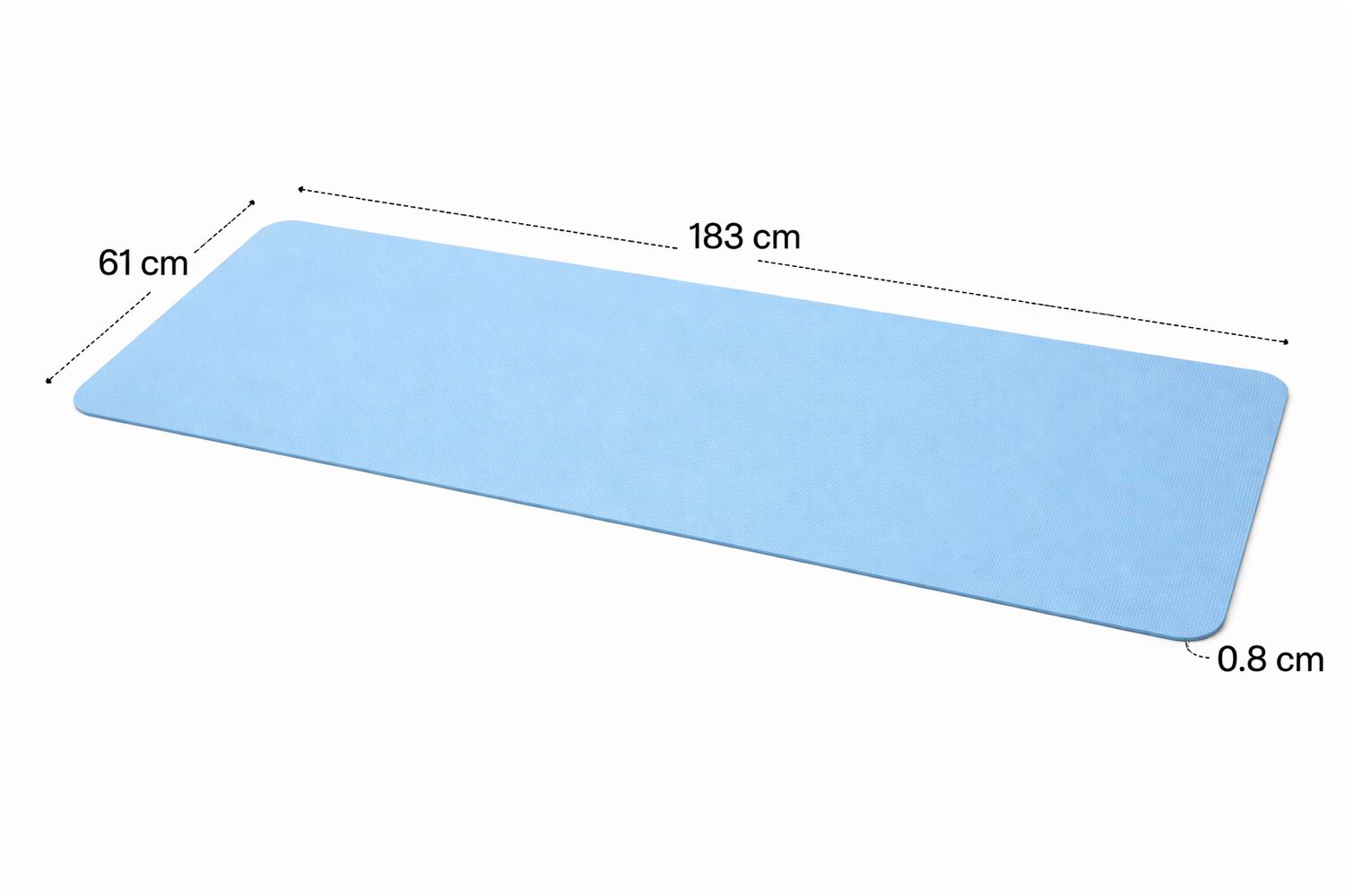 Colchoneta Esterilla TPE Azul 183x61x0,8 cm