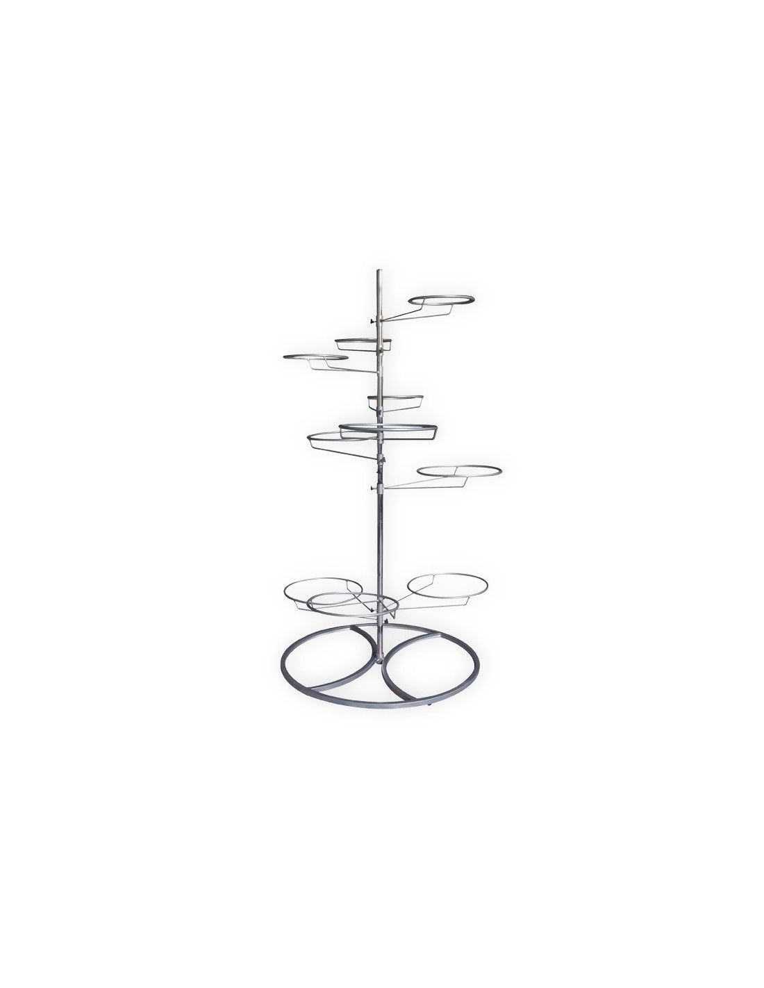 Soporte en Árbol Pelota Fitball Pilates 9 uds Pilates Gris