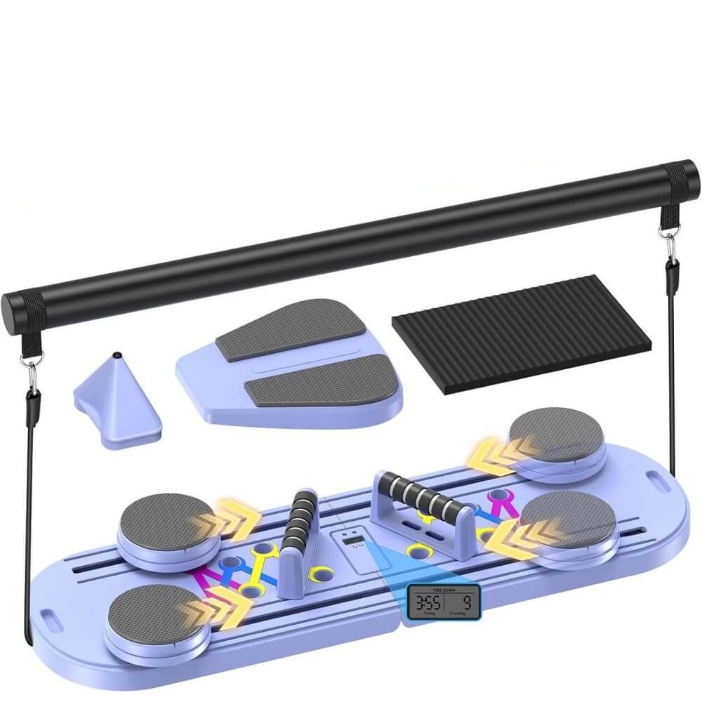 Tabla Reformadora 6 en 1 Pilates Multifunción Plegable Fitness