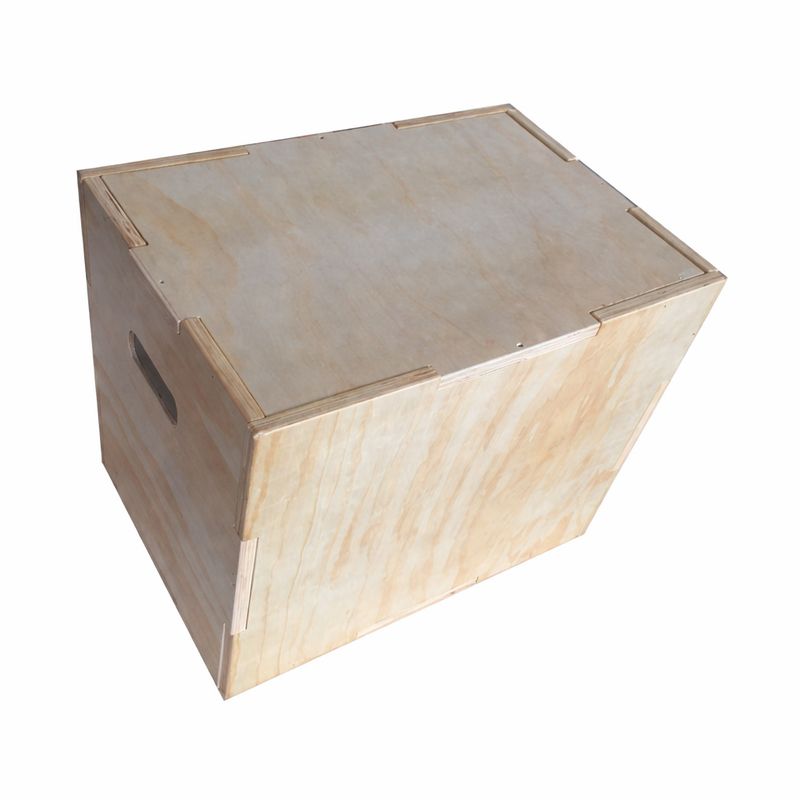 Cajón de Salto Pliométrico de Madera 50,8 x 60,9 x 76,2 cm Cross Training Cajón de Salto Pliométrico de Madera 50,8 x 60,9 x 76,2 cm Cross Training
