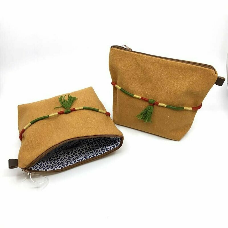 Pochette galon tressé