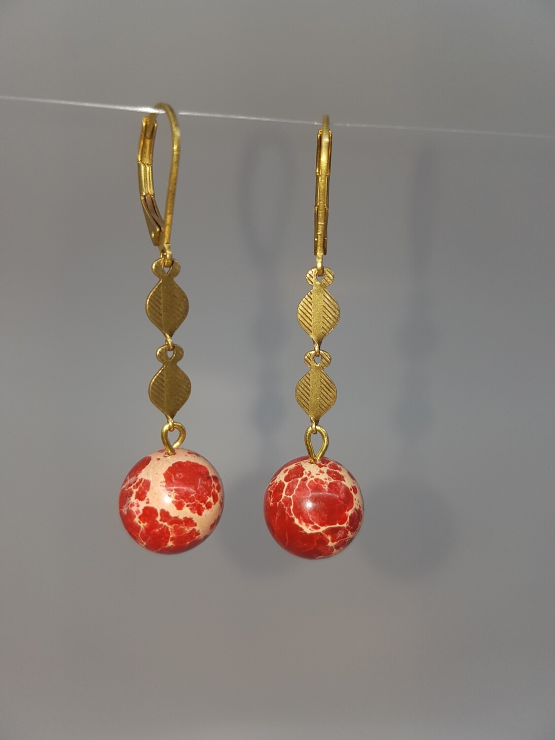 Boucles d'oreilles SONGO Jaspe