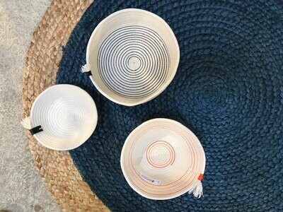 Panier corde coton