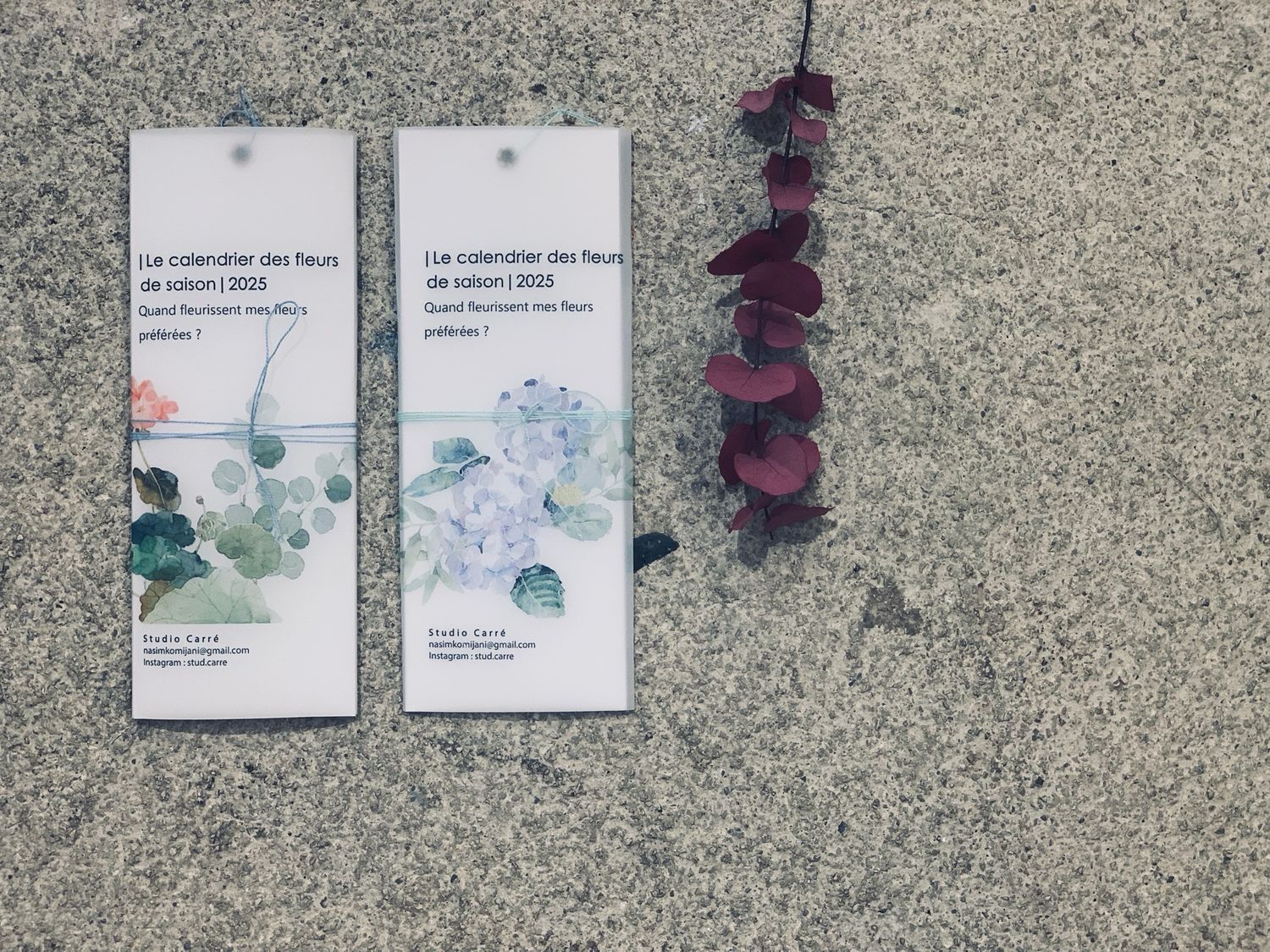 Calendrier fleurs de saison