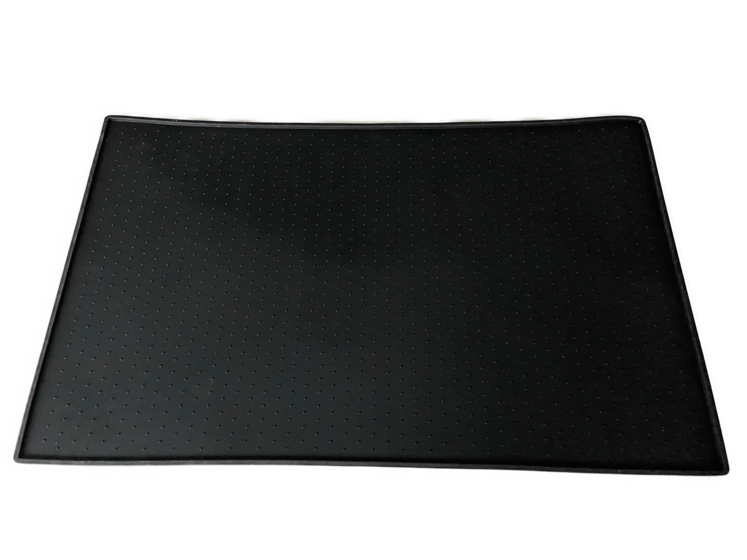 BoDutch Placemat voor voerbak - Voermat hond kat - Zwart - Siliconen - 60x40cm