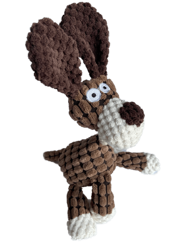 Honden knuffel - Pluche hond met piep - Voor puppy - Pluche knuffel - Puppyspeelgoed