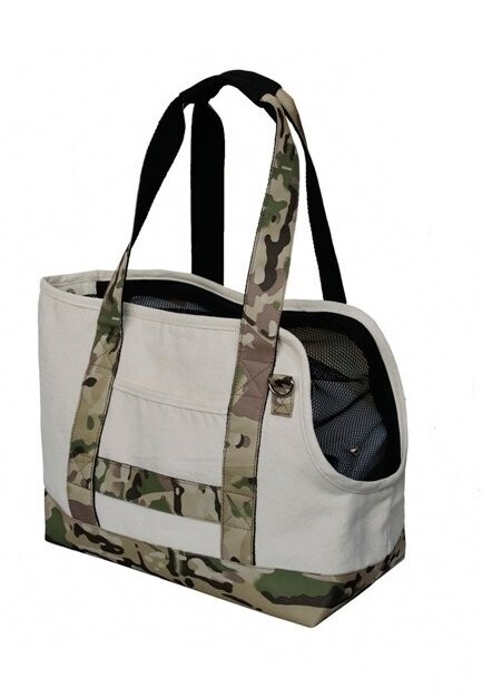 Draagtas hond - Reistas hond - Reistas kat - Beige - 43x20x28cm