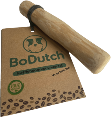 BoDutch - Koffieboom kauwwortel - Maat S - Hondensnack