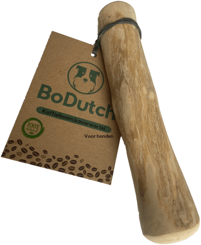 BoDutch - Koffieboom kauwwortel - Maat M - Hondensnack