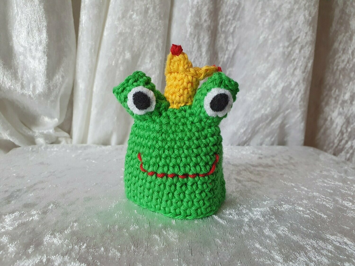Eierwärmer Froschkönig