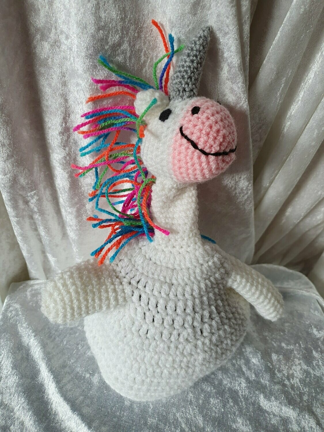 Handpuppe Einhorn
