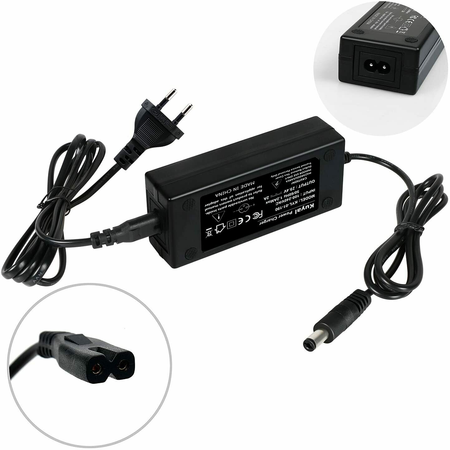 36V 2A Hoverboard Lithium Battery Charger
