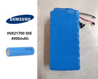 Battery Pack 36v 19.6AH (705.6wh) Samsung INR21700 50e  eBike