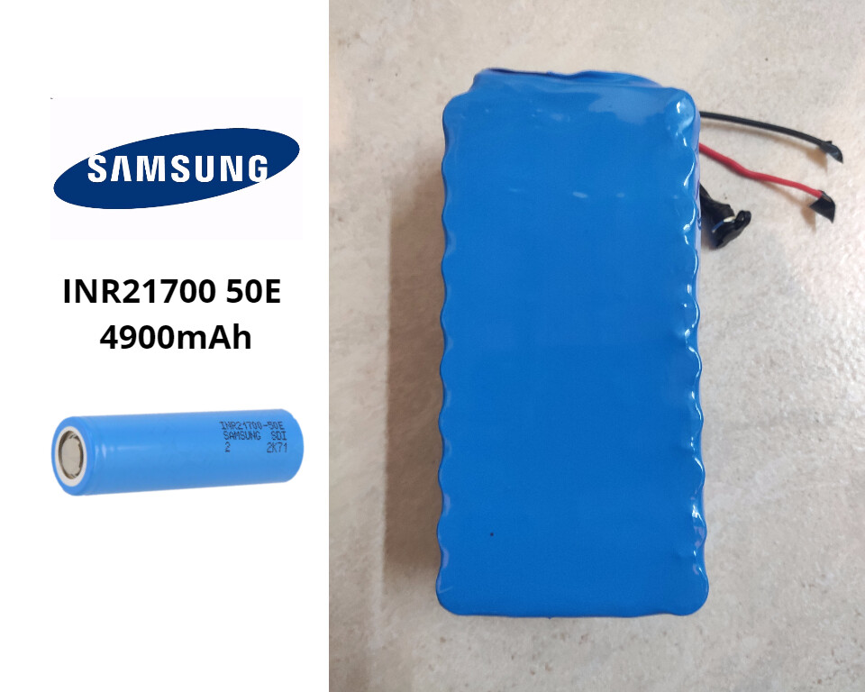 Pacco Batteria 36v 14.7AH (529wh) Samsung INR21700 50e