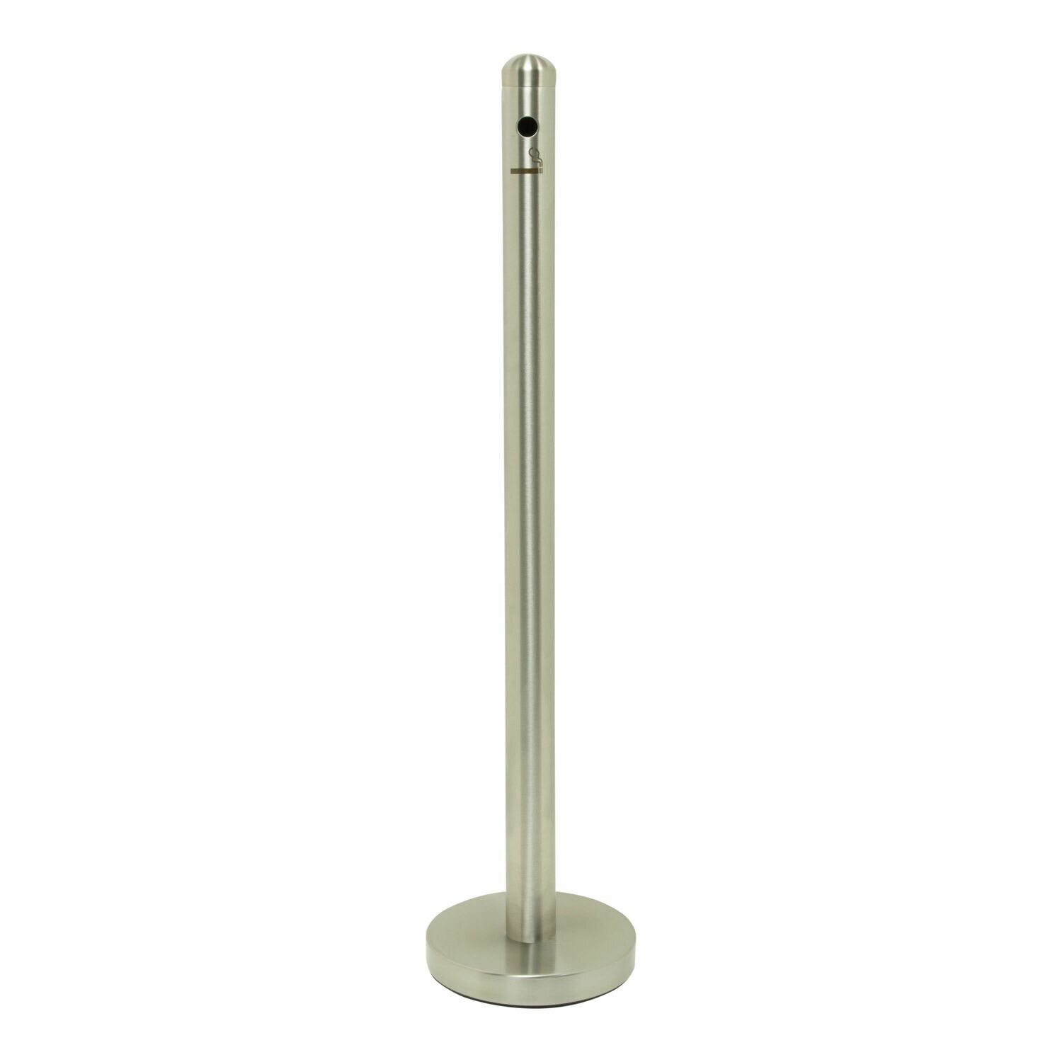 Smokers Pole Brushed Silver Steel