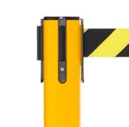 Weather Master 250 Yellow Retractable Barrier Post