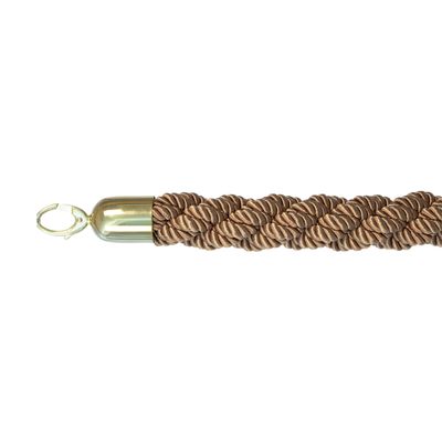 Classic Twisted Barrier Rope Gold with Gold Ends 150 cm