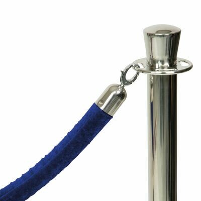 Classic Chrome Barrier Post Stanchion