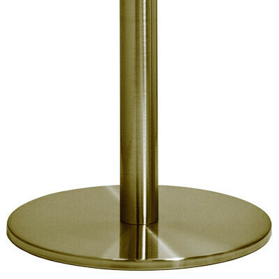 Gold Retractable Barrier Post Gold with1.7m Metre Red Belt