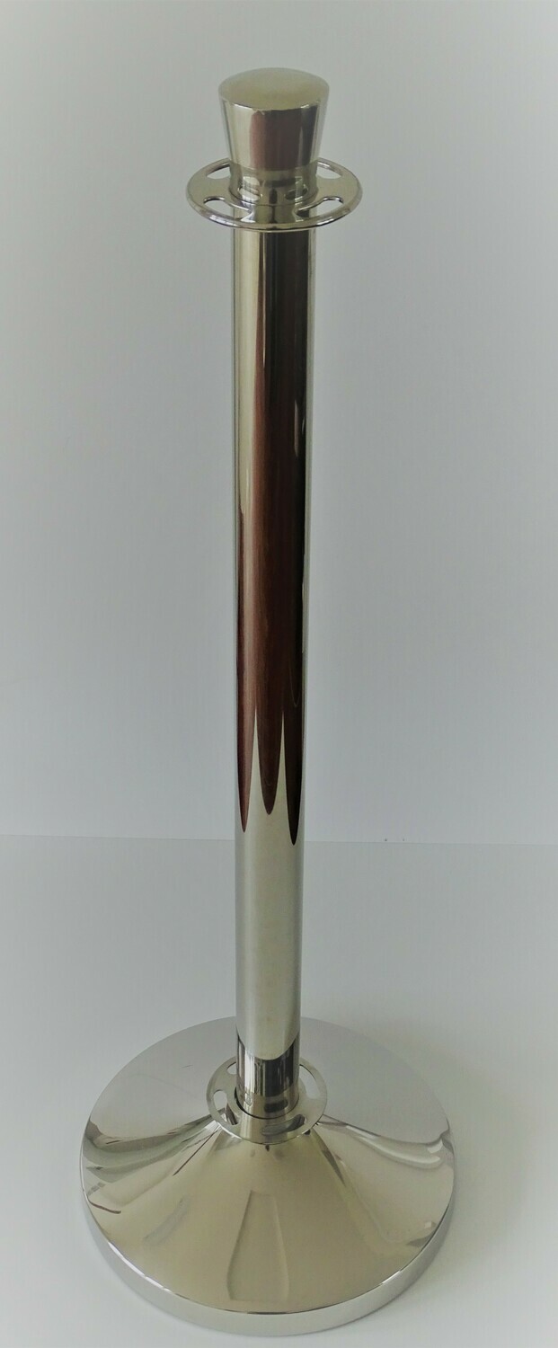 Cafe Barrier Classic Post with Fixings to attach Banner Pole