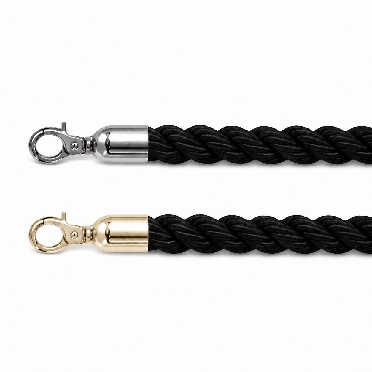 Queue Essentials Black Twisted Rope 28mm - 1.5m long