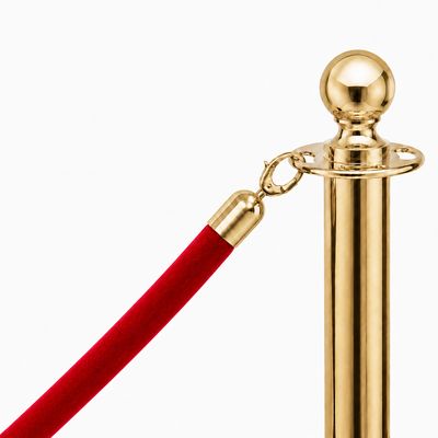 Queue Essentials Red Velvet Rope 28mm - 1.5m long