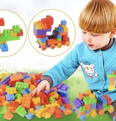 Jeu de blocs de construction, 100 pièces