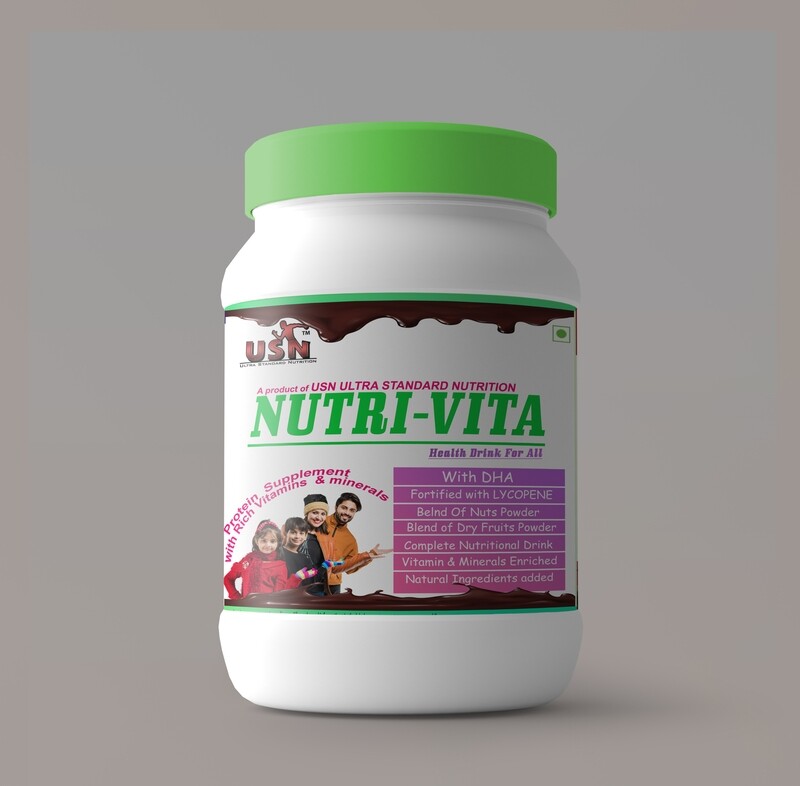 NUTRI+VITA a General Health Drink For All Ages With enrished DHA and Lycopene