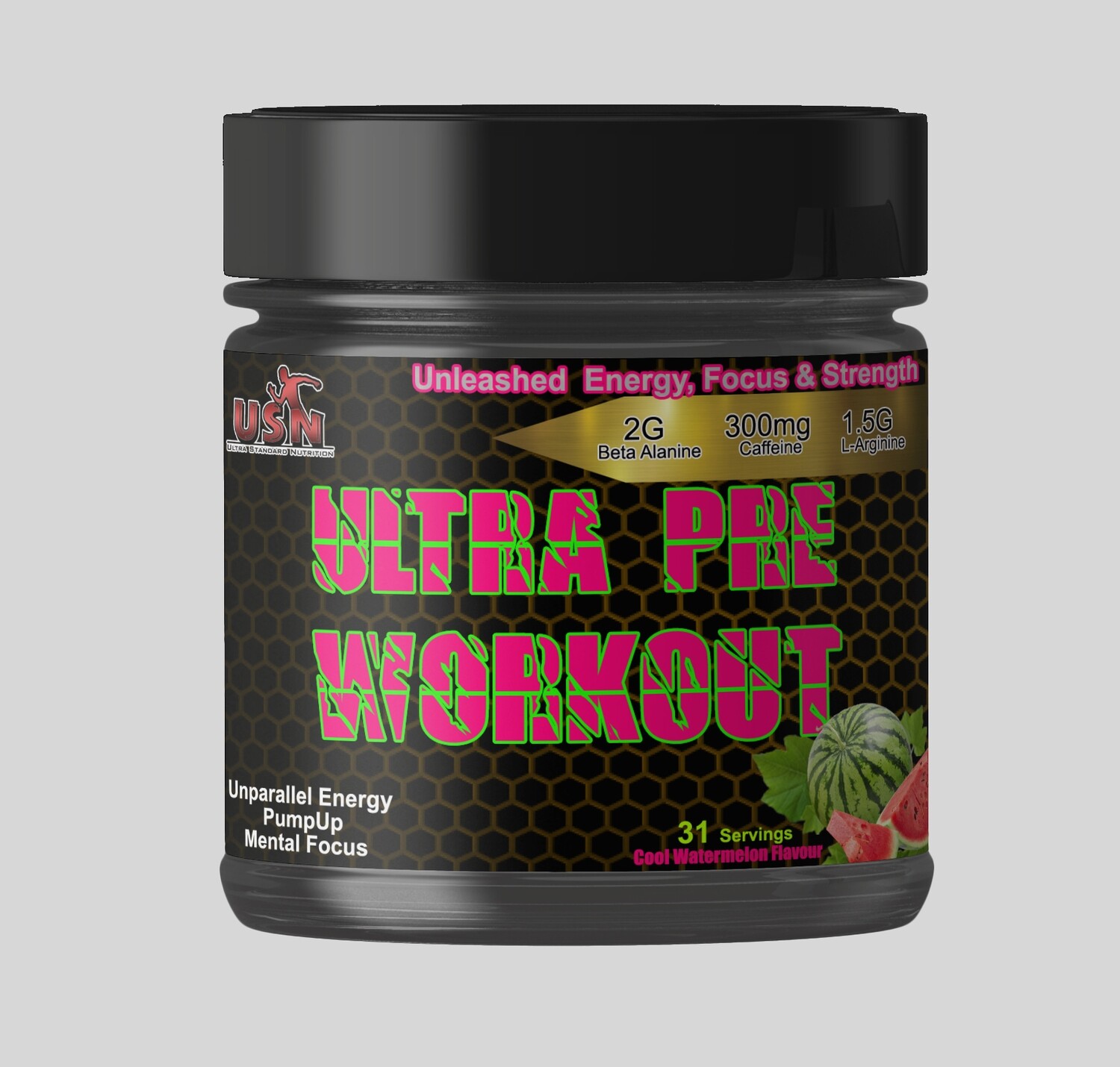 The Ultra Pre workout 60 Servings(Cooling Watermelon -Flavour)