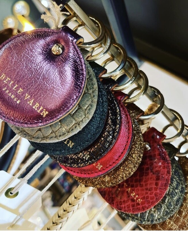 PORTE CLES CUIR &quot;ISABELLE VARIN&quot;