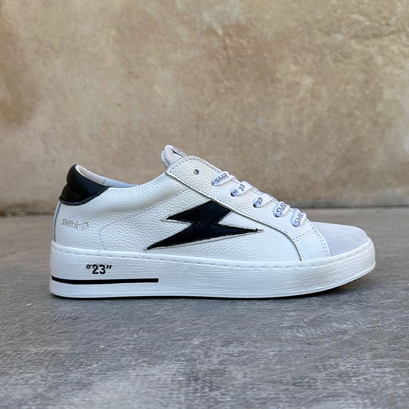 SNEAKER NOIR BLANC &quot;SEMERDJIAN&quot;