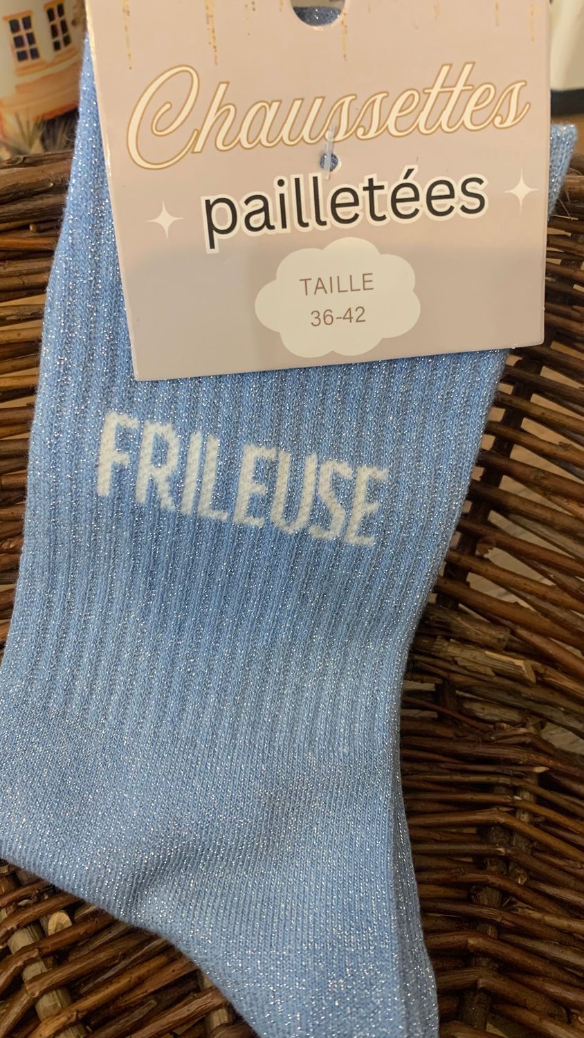 CHAUSSETTES PAILLETTES &quot;PASCAL&quot;