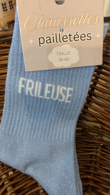 CHAUSSETTES PAILLETTES &quot;PASCAL&quot;