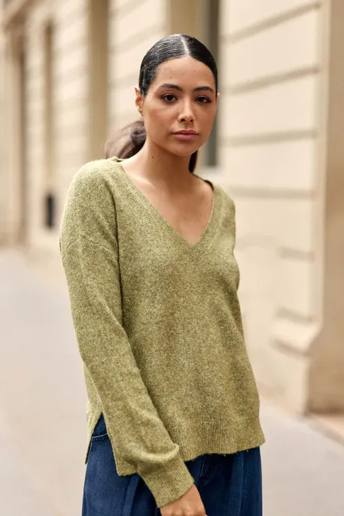 PULL KAKI &quot;LA PETITE ETOILE&quot;
