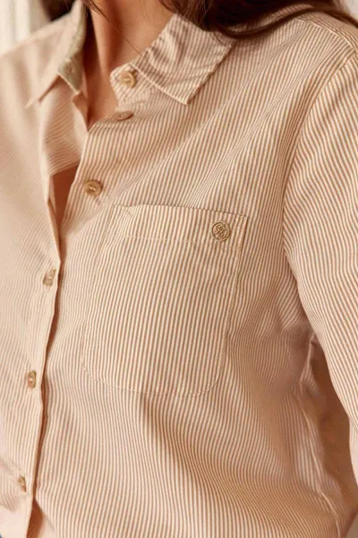 CHEMISIER ECRU/BEIGE &quot;LA PETITE ETOILE&quot;