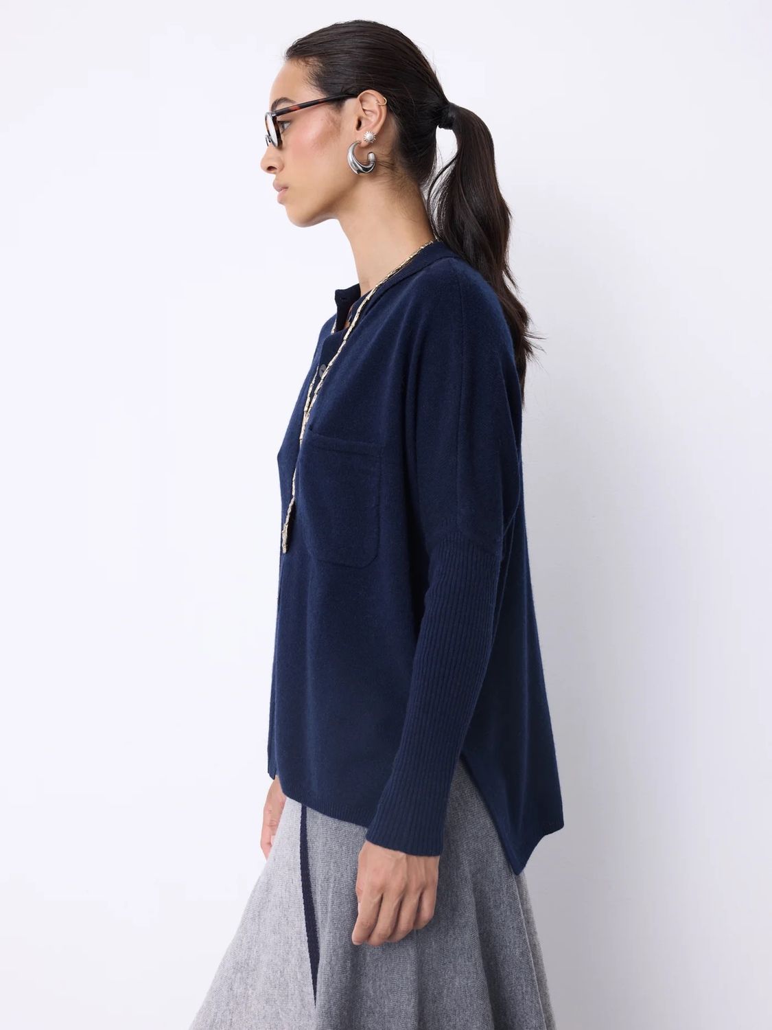 Pull Poncho Chemise