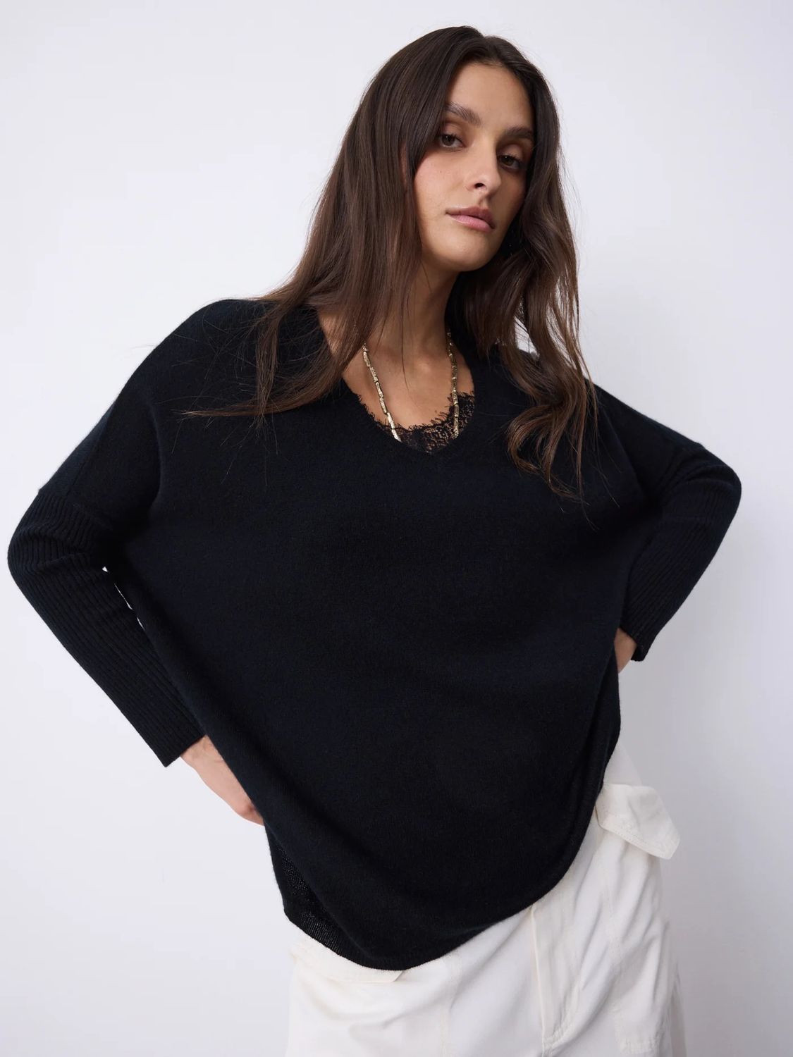 Pull Poncho Col V